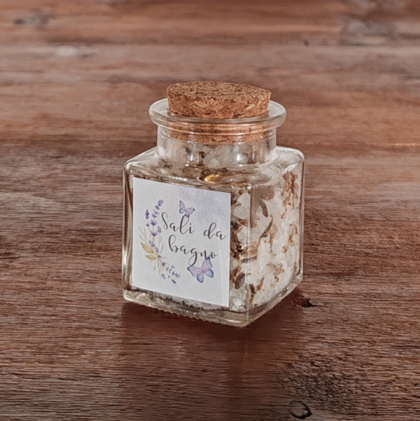 Sali da bagno alla lavanda